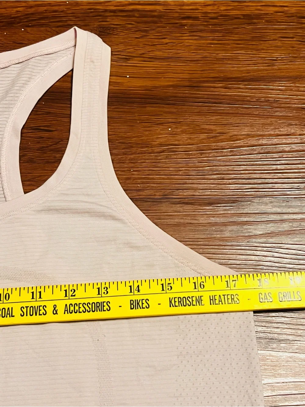lululemon athletica White Scoop Neck Tank size 10